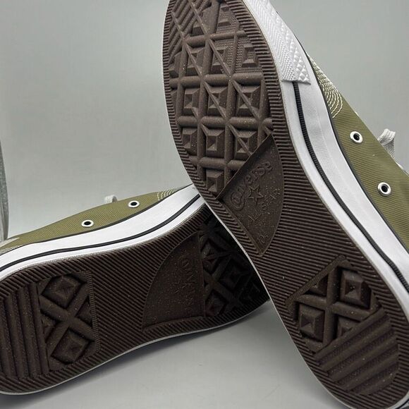 Converse Chuck 70 Multi-Stitch Hi Shoes A07435C Mossy Sloth Green NWB Men 10.5 - Picture 10 of 10